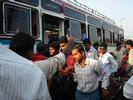 getting on the bus at siolim