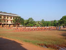 morning exercises at arambol high