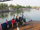 on the ferry