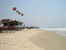 southward looking on benaulim beach